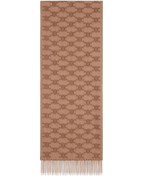 CELINE Scarf in monogram cashmere