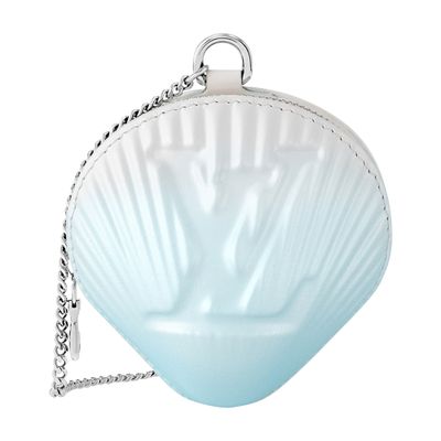 Louis Vuitton Shell Coin Purse In Blue