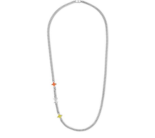 LOUIS VUITTON Monogram Row Halskette