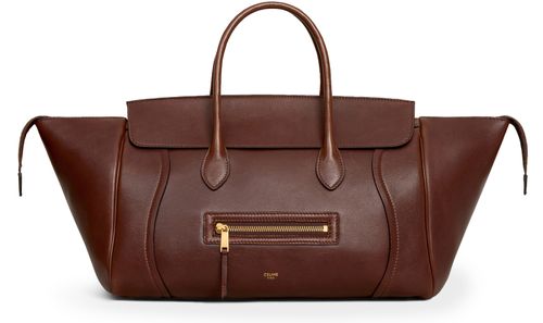 CELINE Medium new luggage in supple shiny lambskin