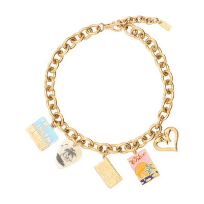 Chloé Golden Necklace In Multi