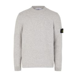 STONE  | WAPPEN CREW NECK SWEATSHIRT [正規品/関税込] STONE ISLAND Logo Patch Crewneck Sweatshirt 'Black
