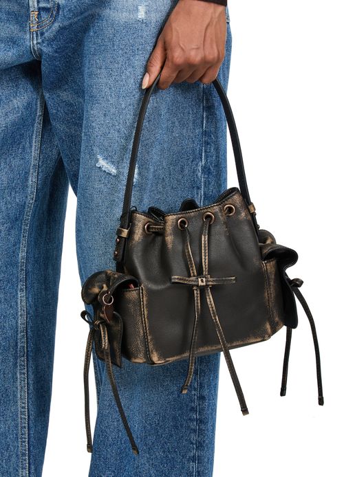 ACNE STUDIOS Mini Bucket Bag Multipocket Vintage