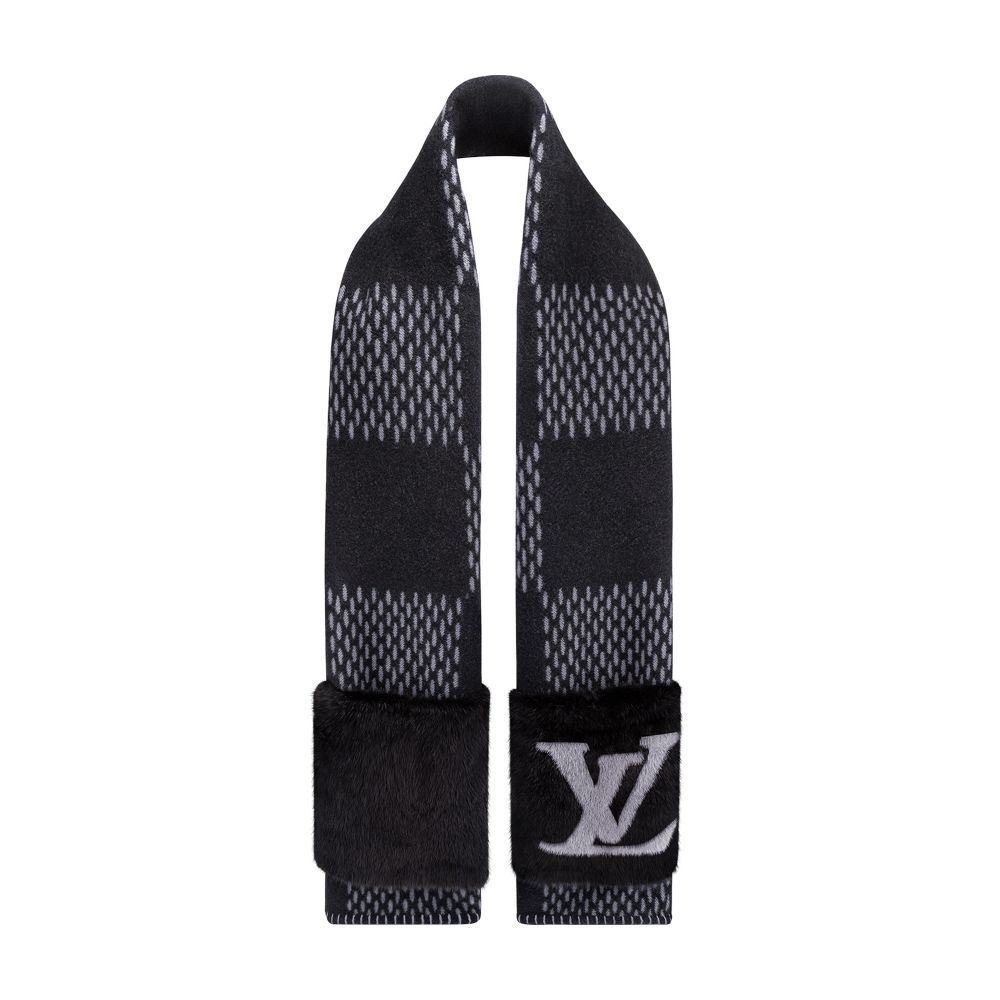 Damier Warm Oversized Scarf thumbnail 4