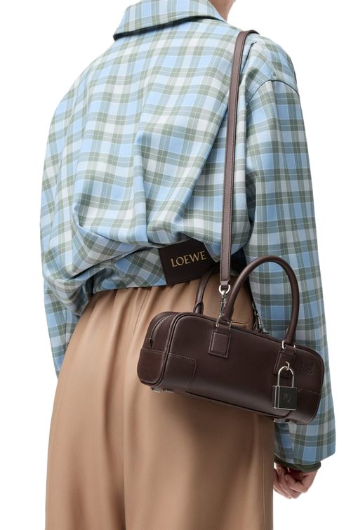 LOEWE Sac Amazona 23 Cropped en cuir de veau brillant