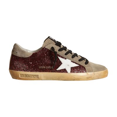 Golden Goose Super-star Sneakers In Red