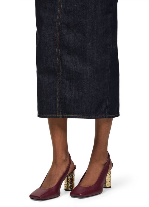 GIVENCHY Tape leather pumps