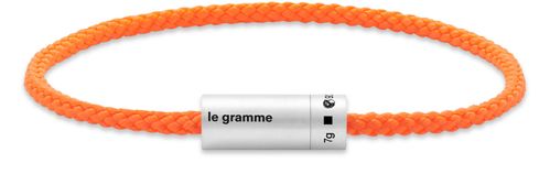LE GRAMME Bracelet câble nato orange le 7g en argent 925 lisse brossé