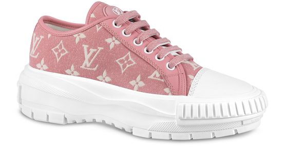 louis vuitton pink sneakers for women