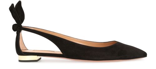 AQUAZZURA Bow Tie flat ballets
