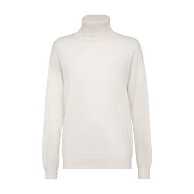 Brunello Cucinelli Turtleneck Sweater In White