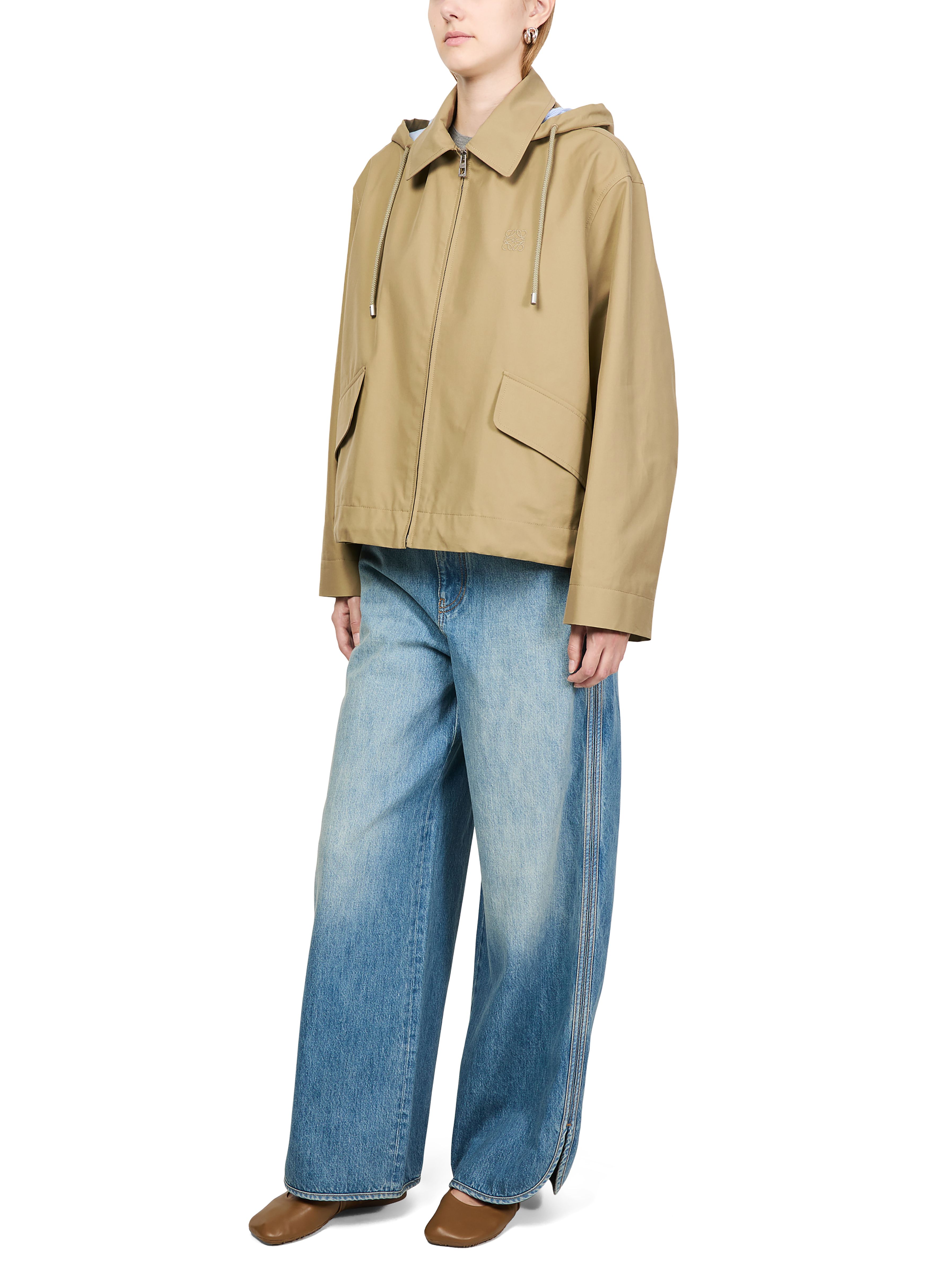 Hooded parka in cotton thumbnail 7