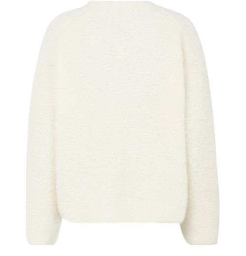 TOTEME Boxy bouclé round neck sweater