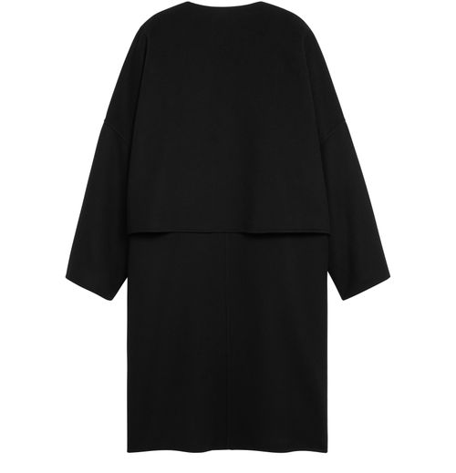 CELINE Coat with pure collar in double face cashmere