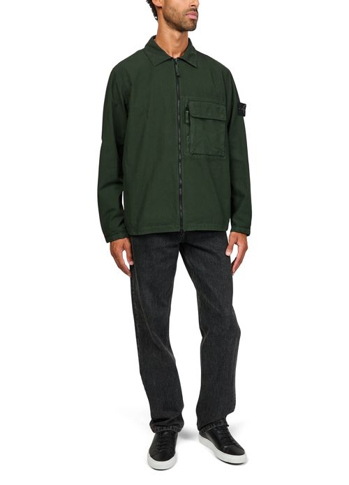 STONE ISLAND Zipped shirt