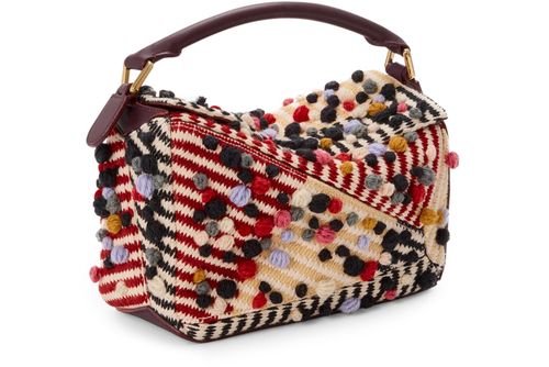 LOEWE Small Puzzle bag dotted