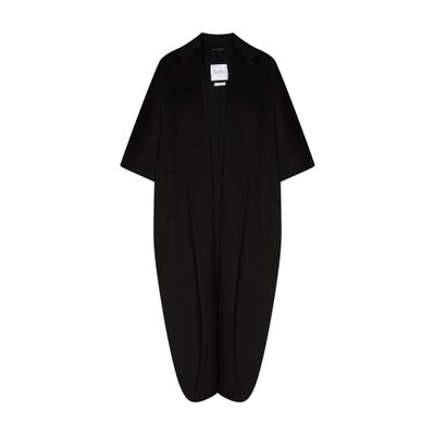 Max Mara Gitano Long Coat In Black