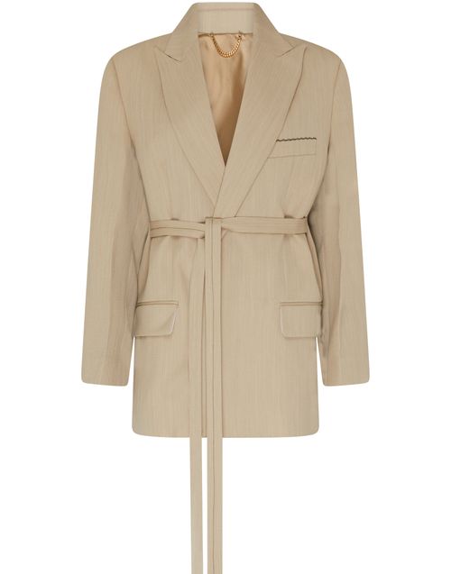 VICTORIA BECKHAM Belted jacket