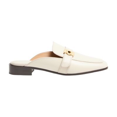 Hug buckle loafer mules