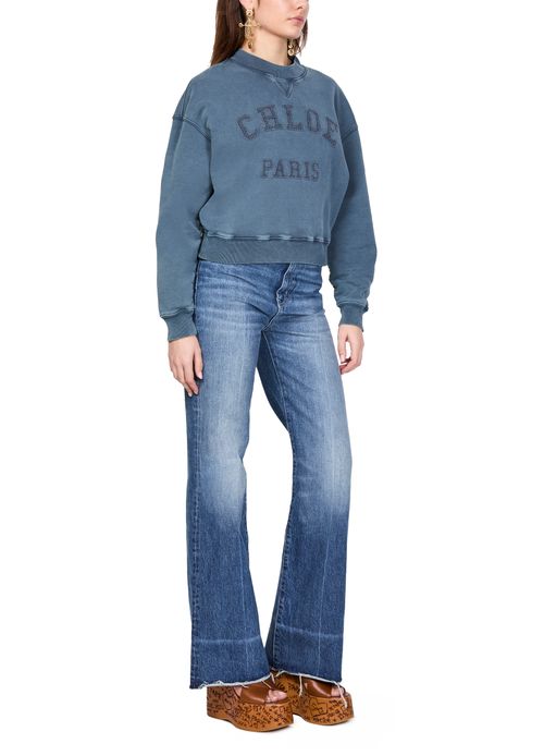 CHLOE Fleece-Sweatshirt College