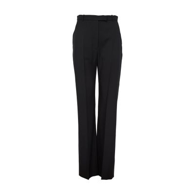 Alexander Mcqueen Straight Pants In Black