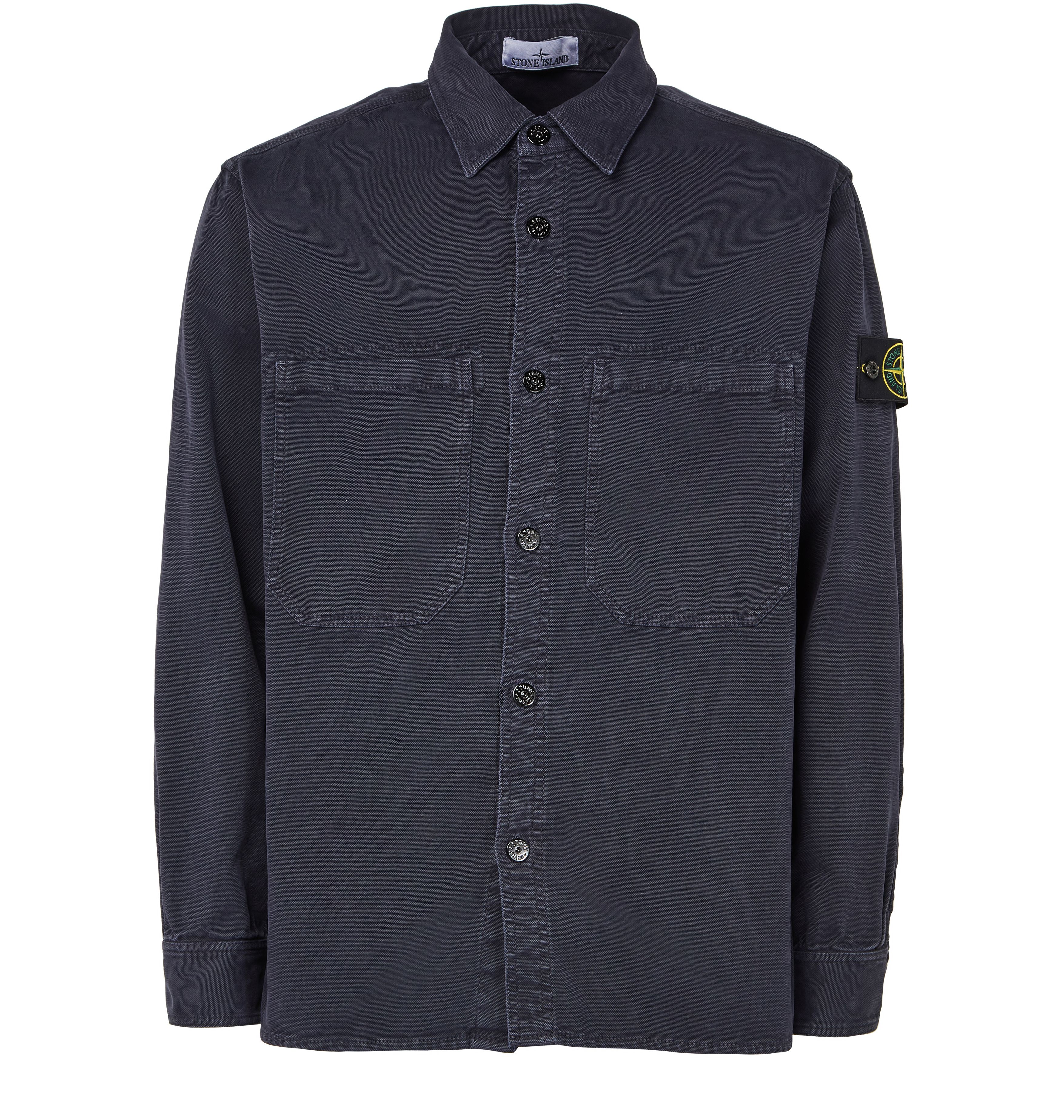 Logo patch shirt