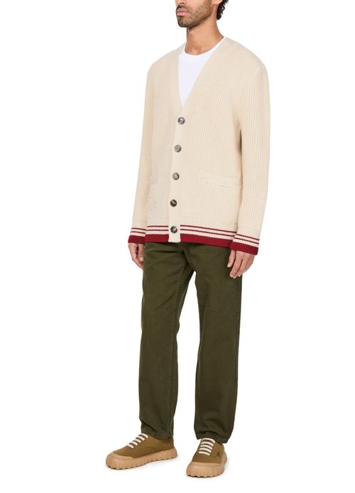 AMI PARIS Ribbed cardigan