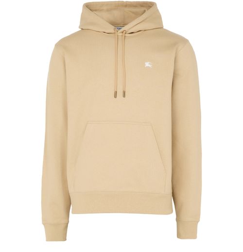 BURBERRY Cotton hoodie with EKD badge