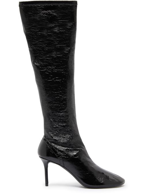 COURREGES Oblique strap 75 boots
