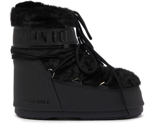 MOON BOOT Icon Low faux fur ankle boots