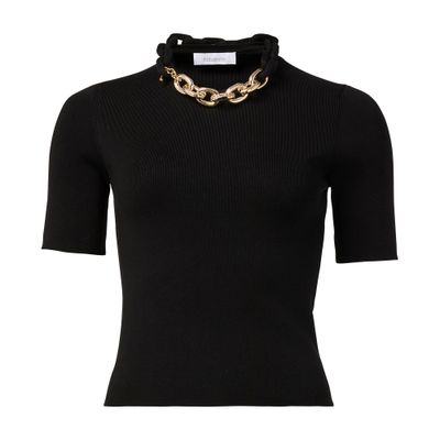 RABANNE SHORT-SLEEVED SWEATER 