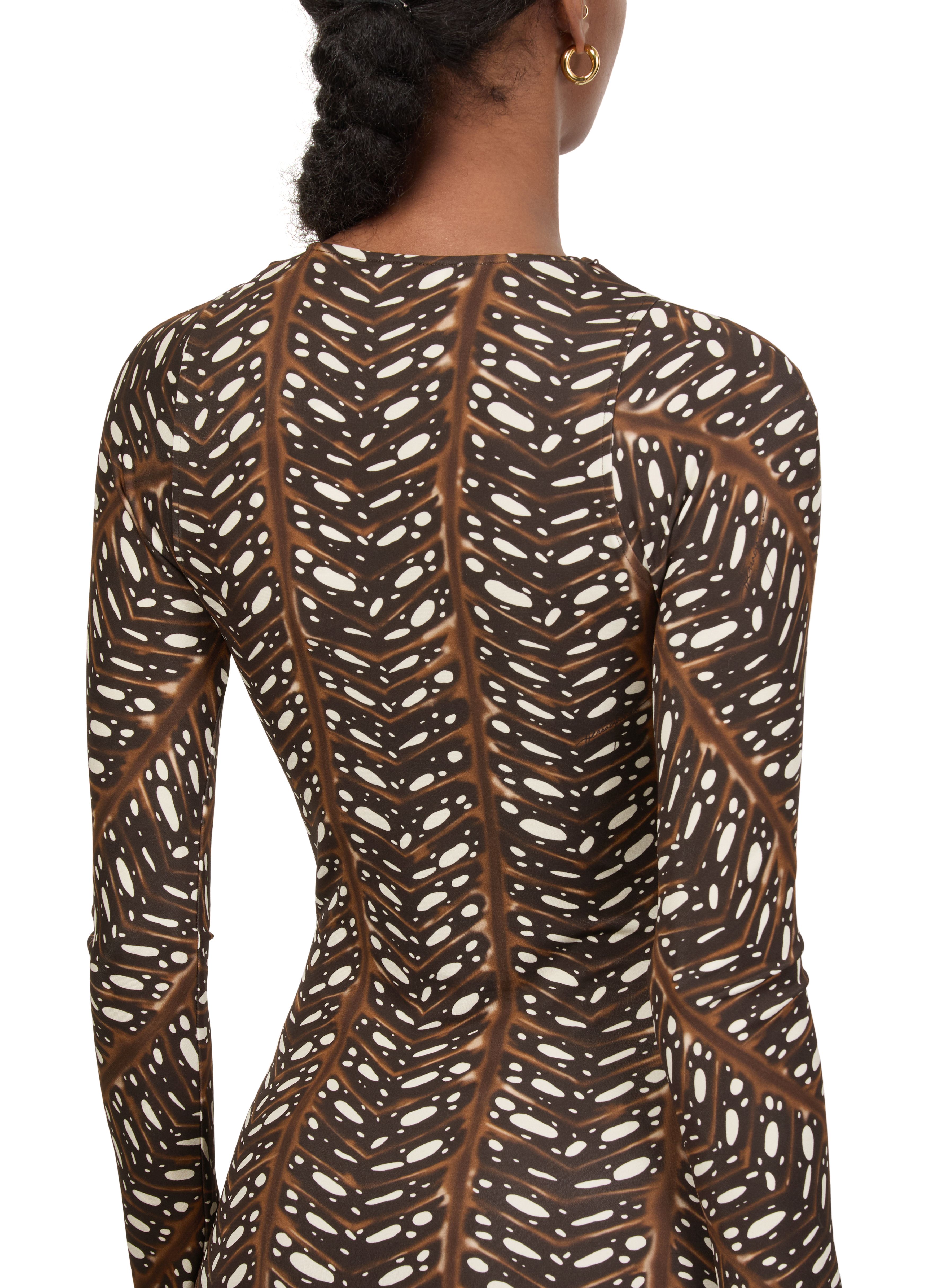 Jersey viscose long dress thumbnail 5
