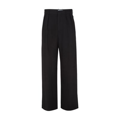 Loewe Wide Leg Trousers In Stretch Viscose