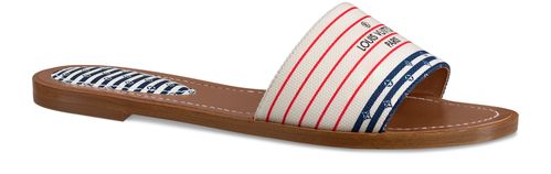 LOUIS VUITTON LV Escale Lock It flat mules