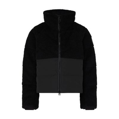Canada Goose Black 'black Label' Elora Down Puffer Jacket In Black