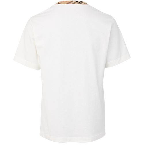 BURBERRY Check cotton t-shirt