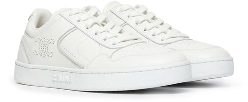 CELINE Ct-10 Celine trainer low lace-up  in calfskin sneakers
