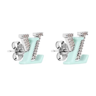 Louis Vuitton Lv Iconic Sweety Earrings In Silver | ModeSens