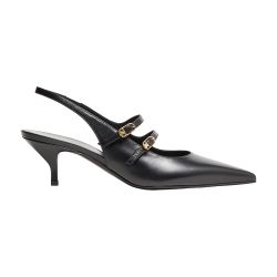 セリーヌJudy leather double strap mary jane slingback mary leather セリーヌJudy double slingback strap jane
