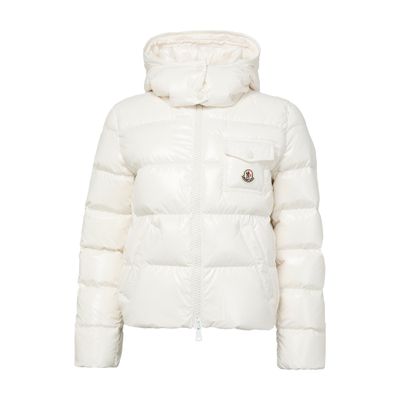 Moncler Andro Down Jacket In Off-white
