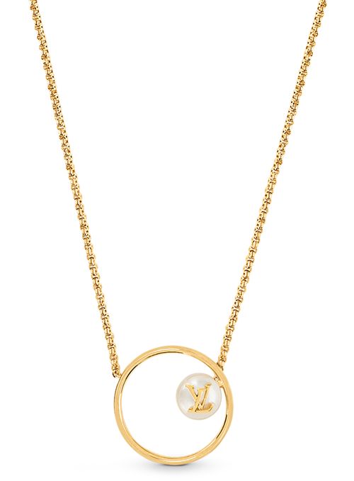 LOUIS VUITTON LV Eclipse Pearls Necklace 