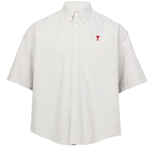 AMI PARIS Boxy fit short-sleeved shirt