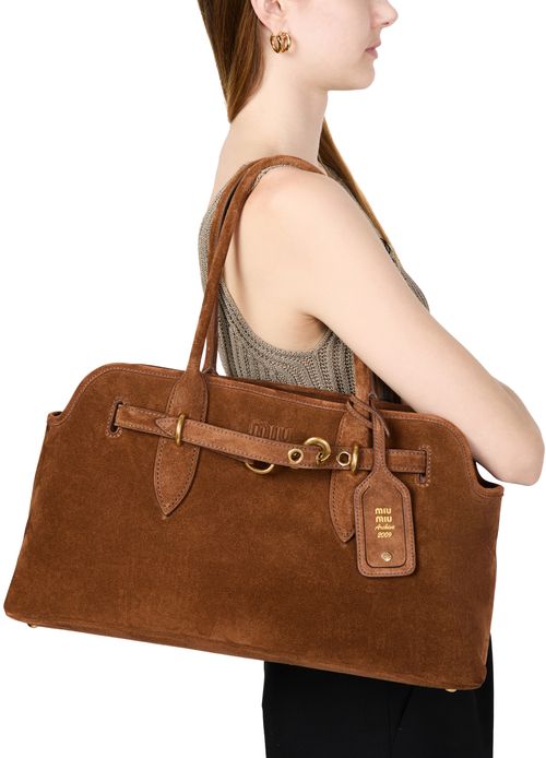 MIU MIU Aventure nappa leather bag