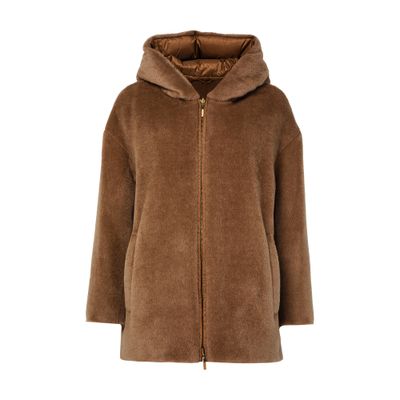Max Mara Oliva Aviator Jacket - The Cube In Brown