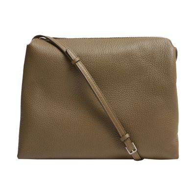 The Row Nu Twin Crossbody Bag In Leather