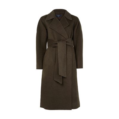 Soeur Harvard Long Coat In Brown