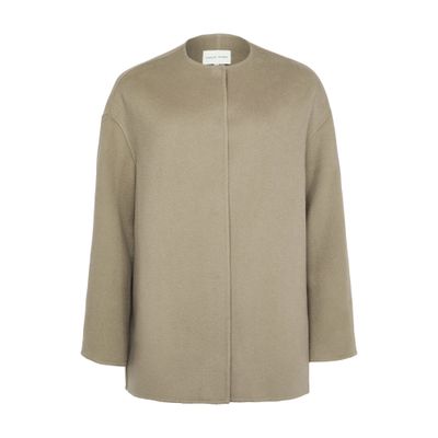 Loulou De Saison Gio Short Wool Coat In Gold