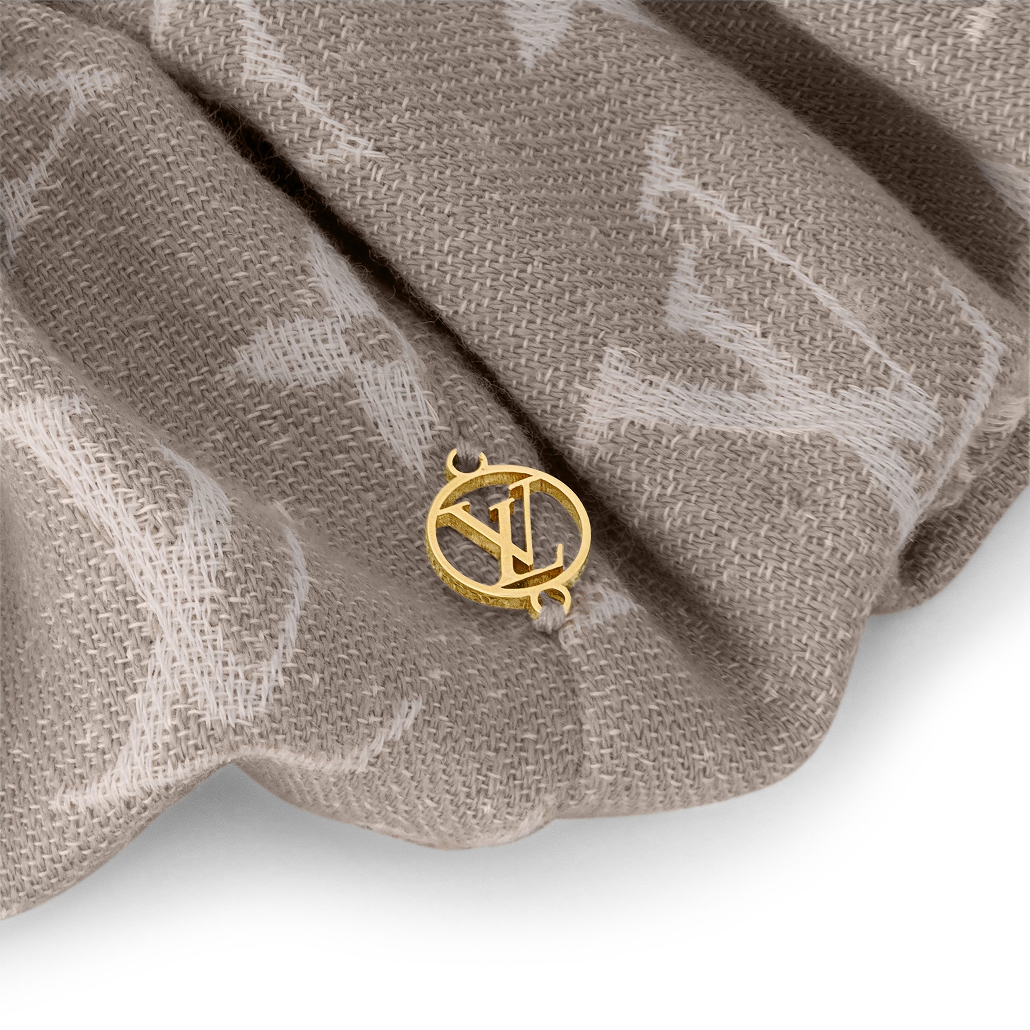 Monogram Jacquard Denim Scrunchy thumbnail 3