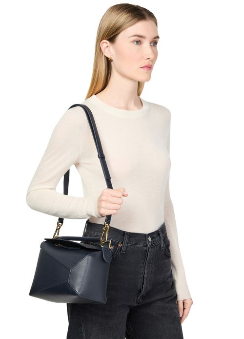 LOEWE Puzzle Edge 粒面小牛皮小号手提包