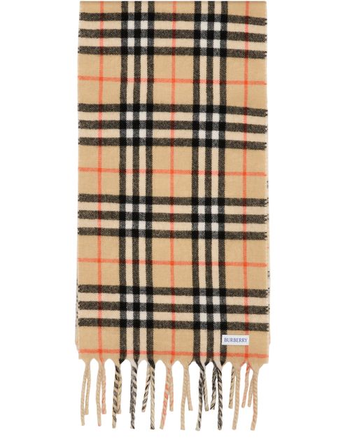 BURBERRY Kaschmirschal mit EKD-Emblem